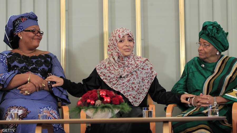 في 7 أكتوبر، أعلن عن فوز الناشطة اليمنية توكل كرمان بجائزة نوبل للسلام، لتصبح بذلك أول امرأة عربية وثاني امرأة مسلمة وأصغر امرأة تحصل عليها.