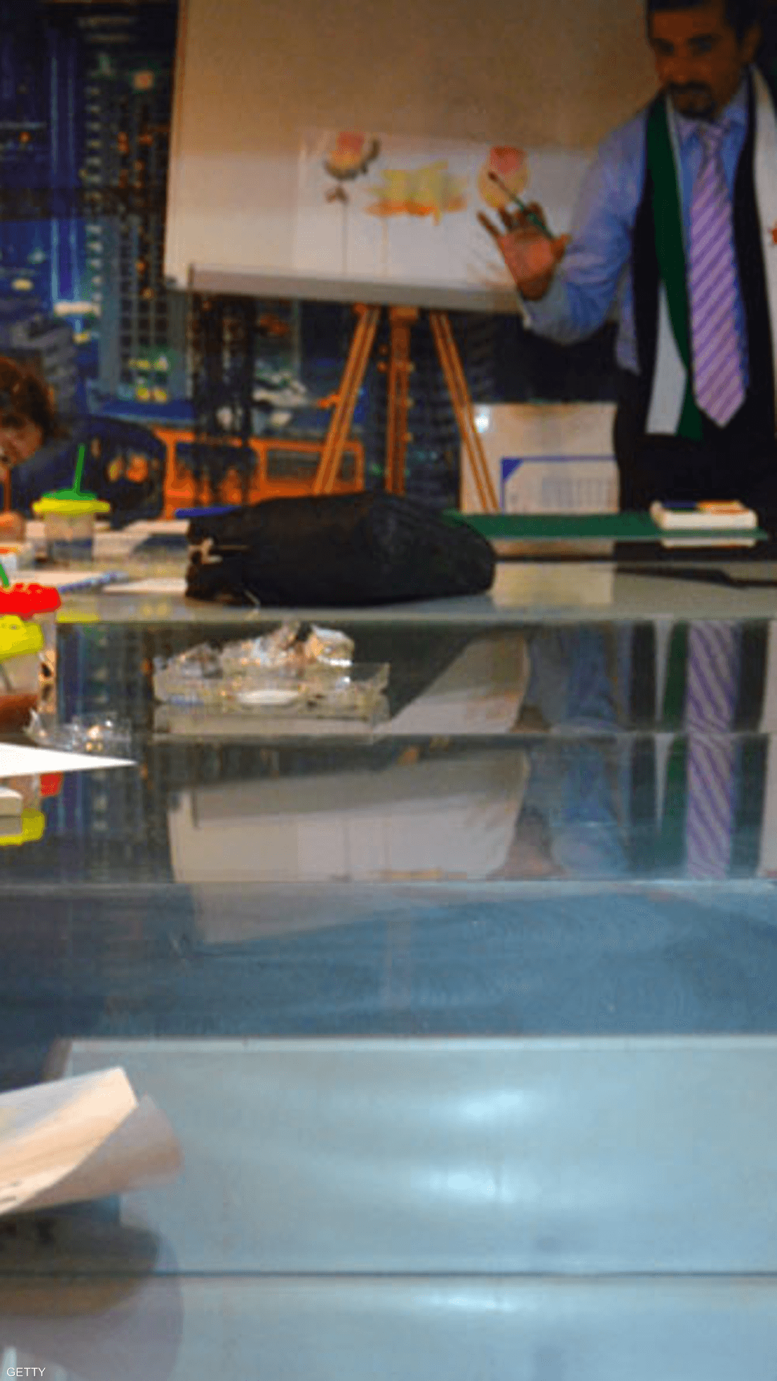 بمناسبة الذكرى السنويّة الأولى للثورة السوريّة، افتتح معرض "رسومات أطفال الحريّة" ليعكس صورة هذا العام الدامي والتاريخي في عمر السوريين بعيون الأطفال 