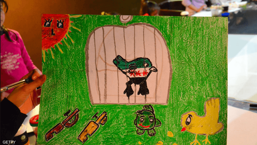 تعرض لوحات الأطفال في لندن وعمّان وتورنتو وفانكوفر بكندا وبوخارست وباريس وبرلين