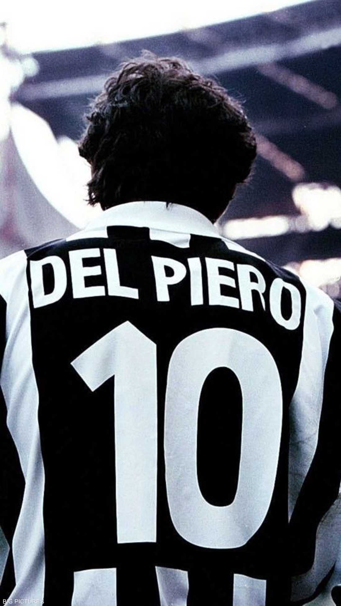 حظى لاعب يوفنتوس ديل بييرو بشعبية كبرى في مدينة تورينو معقل فريق يوفنتوس