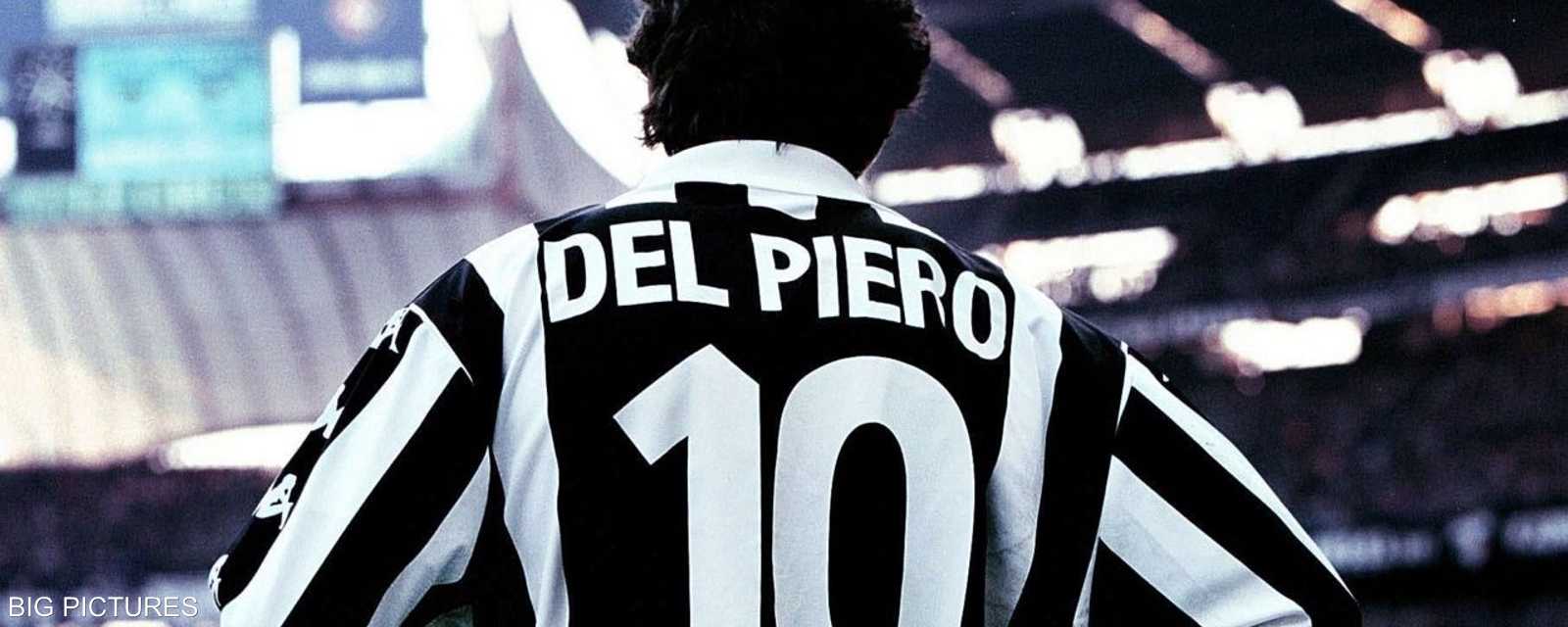 حظى لاعب يوفنتوس ديل بييرو بشعبية كبرى في مدينة تورينو معقل فريق يوفنتوس