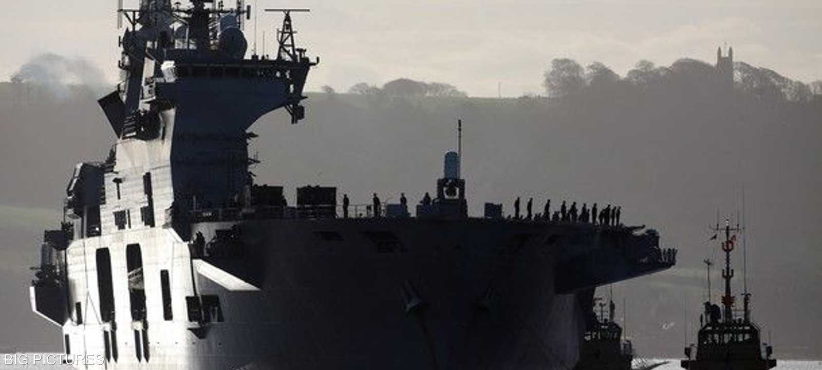 صورة أرشيفية لسفينة حربية بريطانية