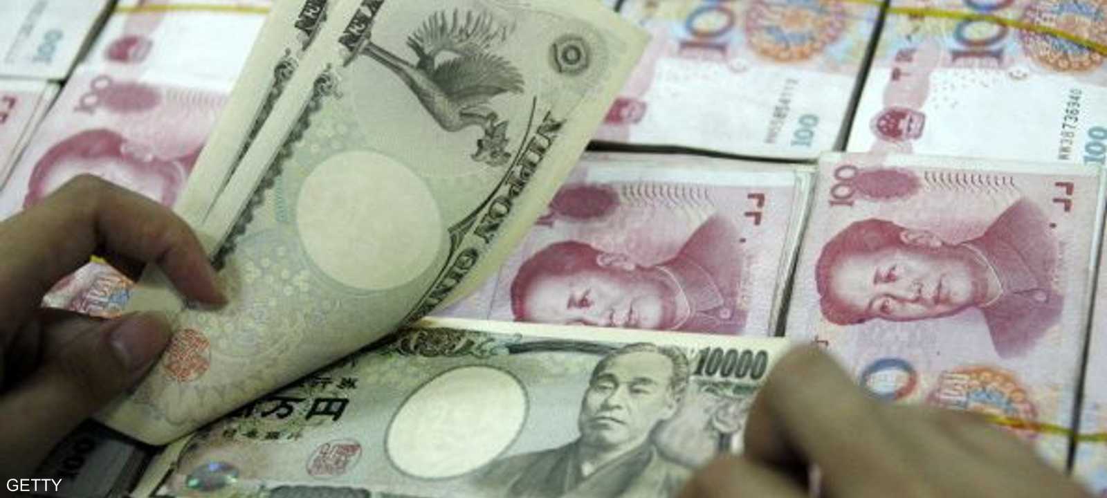 الين الياباني هبط مقابل الدولار