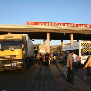 لقطة أرشيفية قرب أحد المعابر السورية التركية