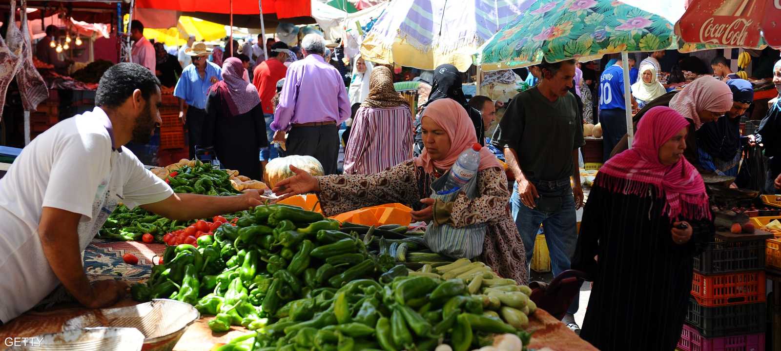صورة أرشيفية لأحد الأسواق في تونس