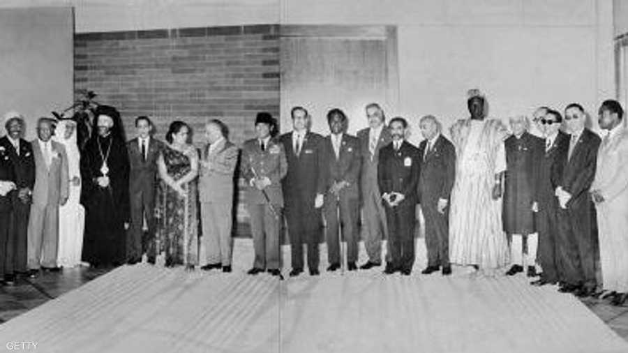 المشاركون في قمة بلغراد لعدم الانحياز عام 1961