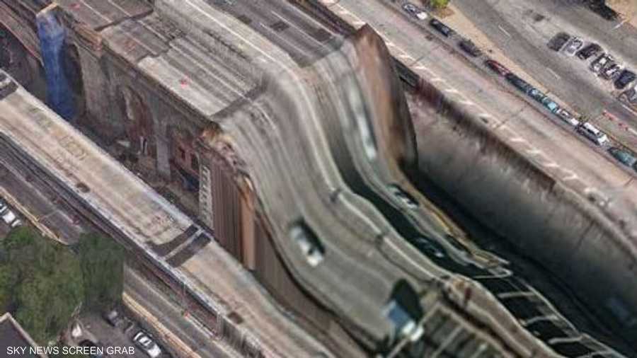 أخطاء البرمجة أظهرت انحدارا شديدا في أحد الطرق السريعة في نيويورك