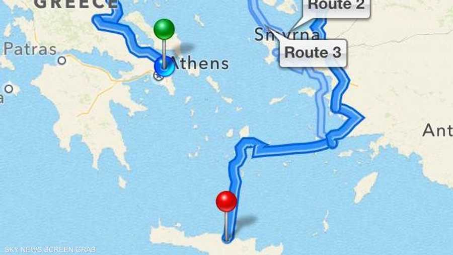 خرائط أبل تقترح على المستخدم طريقا يمر عبر البحر