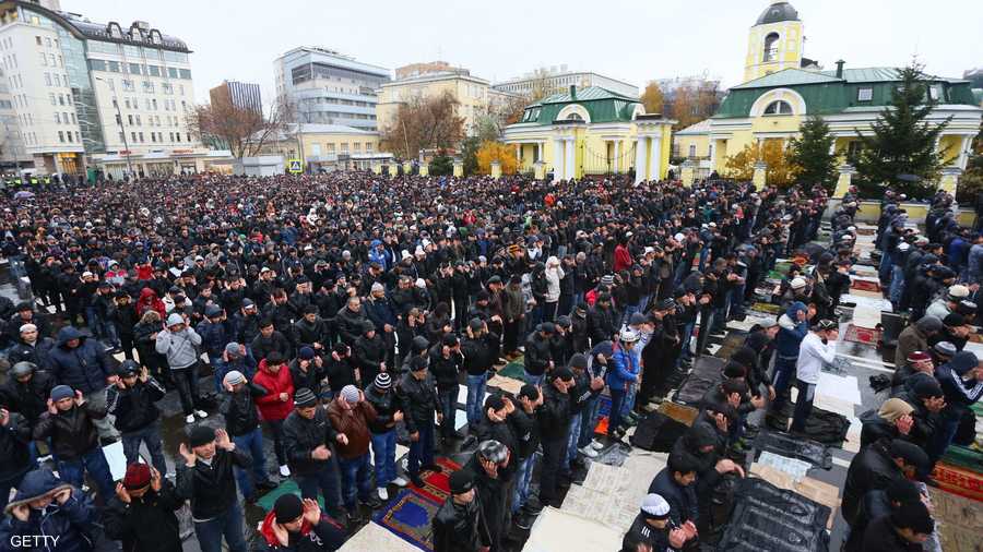 صلاة العيد في روسيا