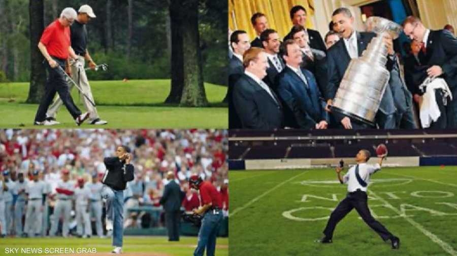 أوباما رئيس رياضي جدا