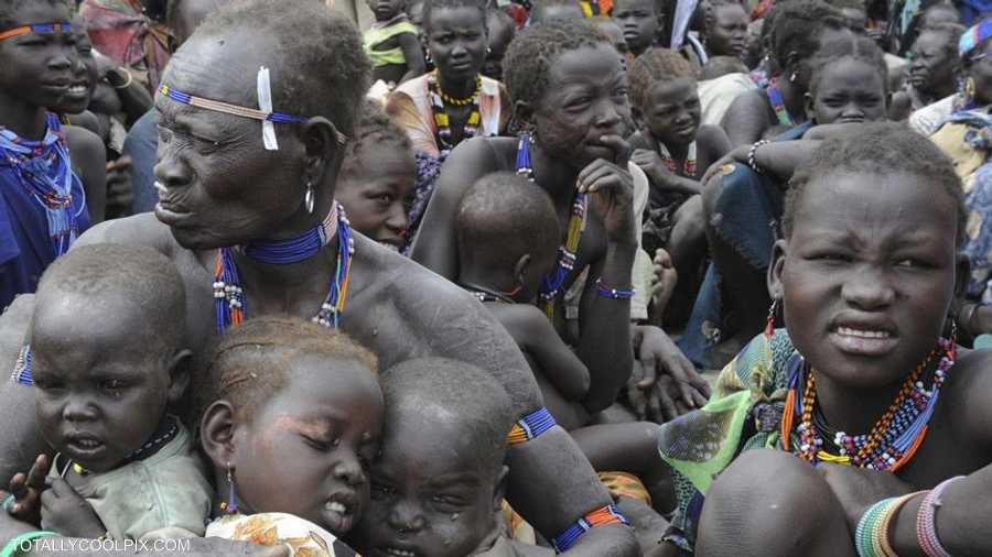 العراء هو المكان الوحيد لمتشردي جنوب السودان