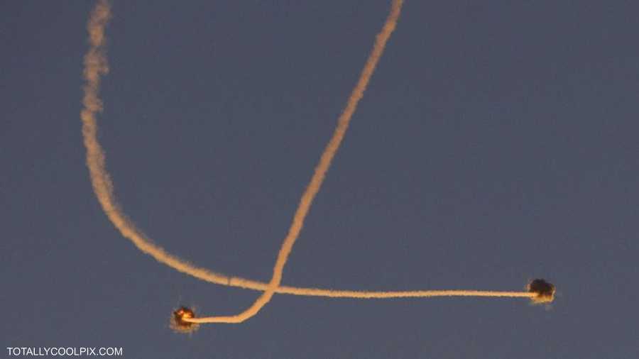 قبة إسرائيل الحديدية تضرب صاروخا أطلقته المقاومة الفلسطينية