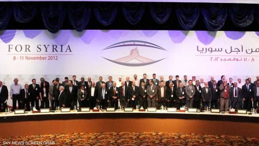 في نوفمبر تم تشكيل ائتلاف قوى المعارضة والثورة السورية 