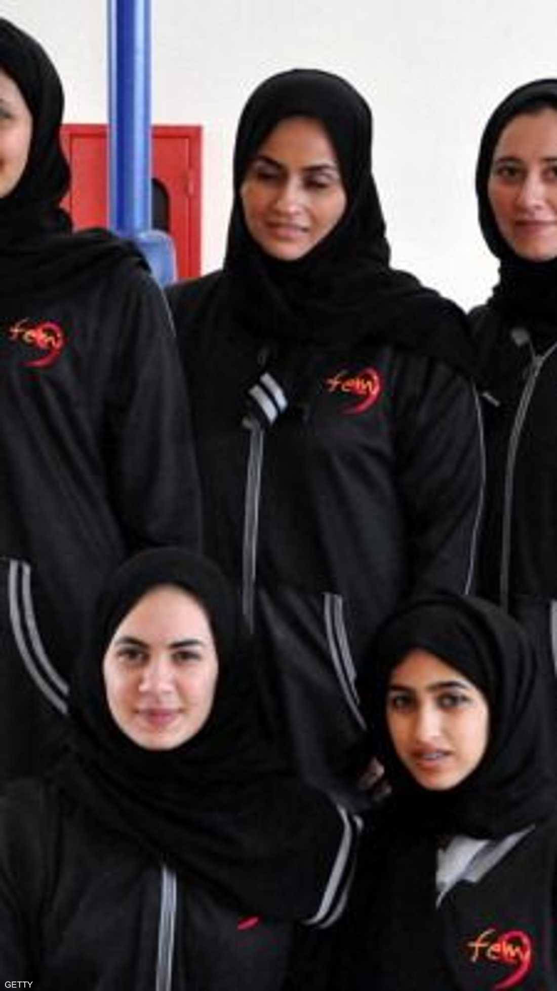 لاعبات كرة السلة بفريق جدة يونايتد في ظهور نادر لرياضيات سعوديات شهر مارس