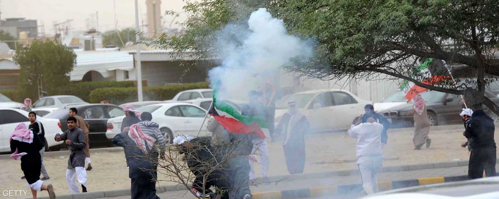 احتجاجات البدون كانت في استقبال عام 2012 بالكويت