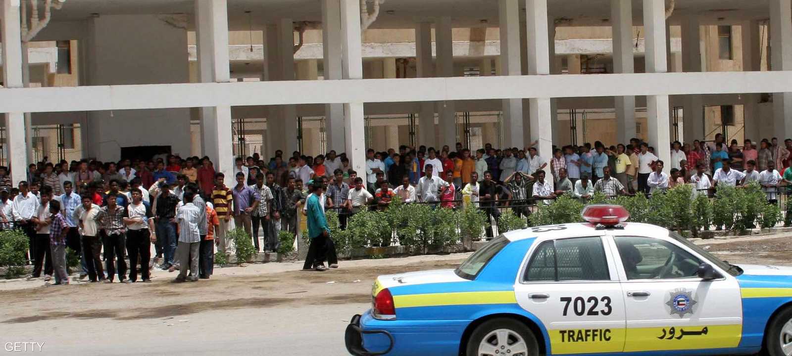 عمال بنغلاديشيون يتظاهرون في الكويت للمطالبة بتحسين روابتهم (أرشيف)