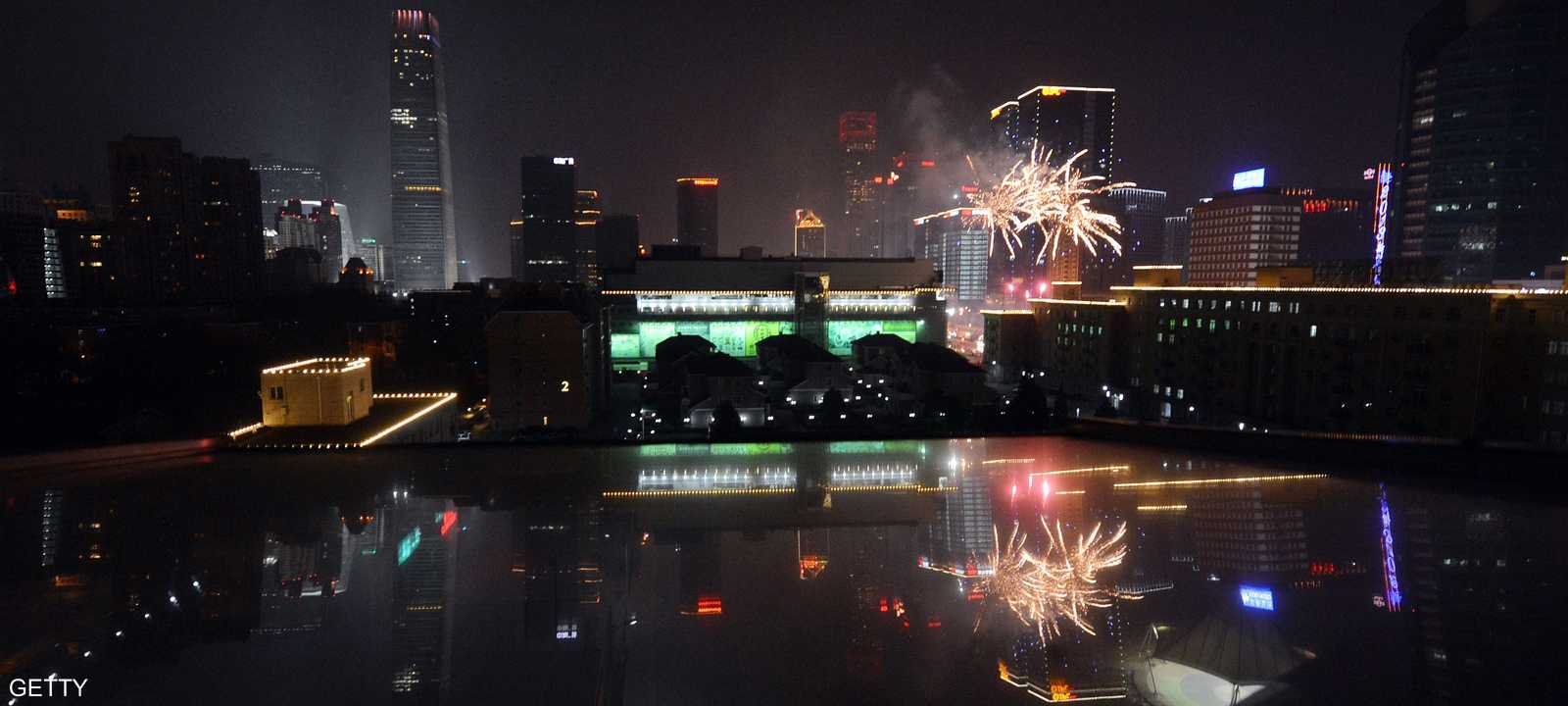 الألعاب النارية بالعام الجديد في الصين