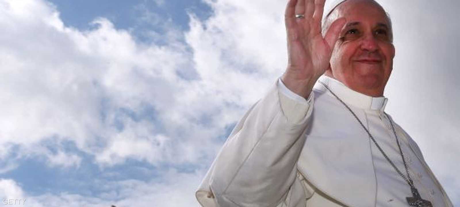 البابا فرنسيس بلقطة أرشيفية