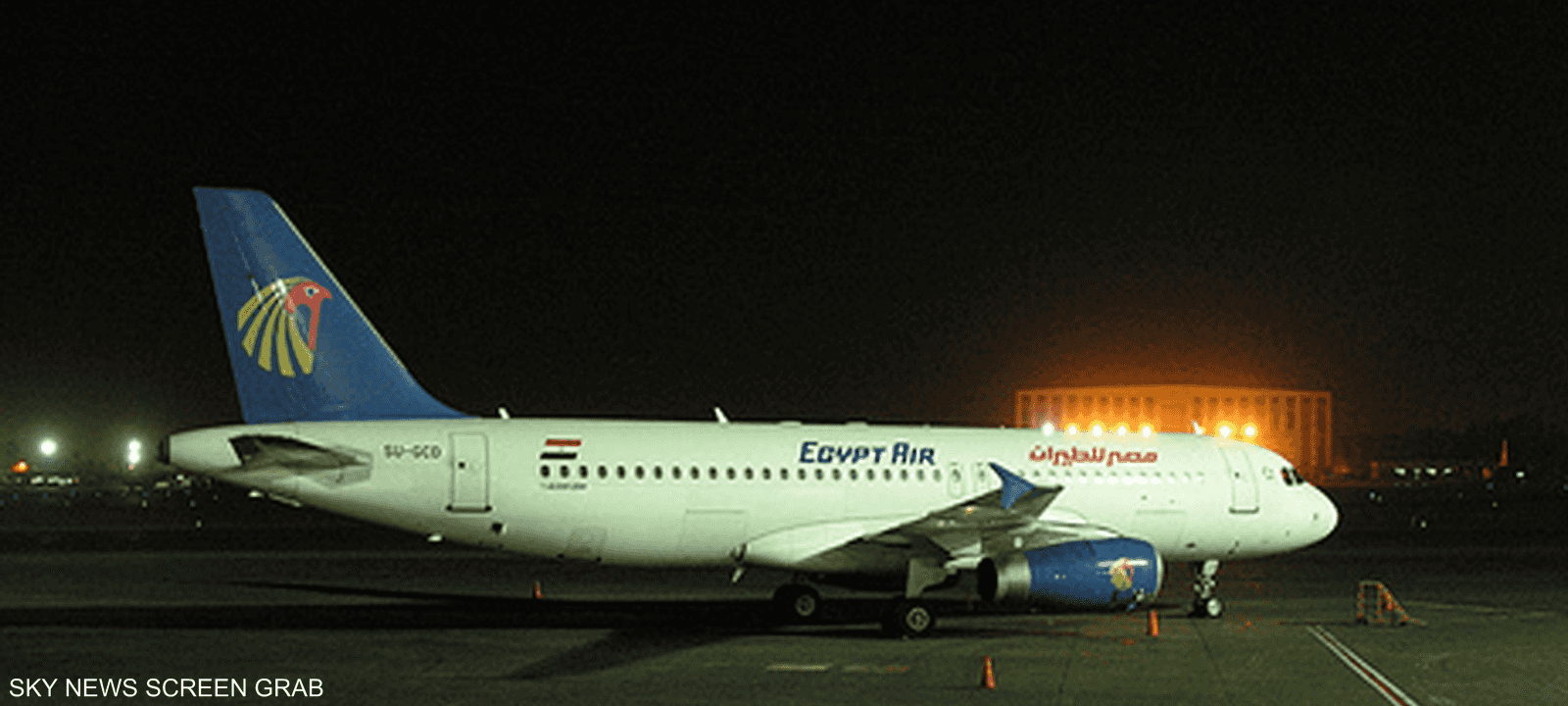 طائرة في مهبط مطار القاهرة الدولي. (أرشيف)