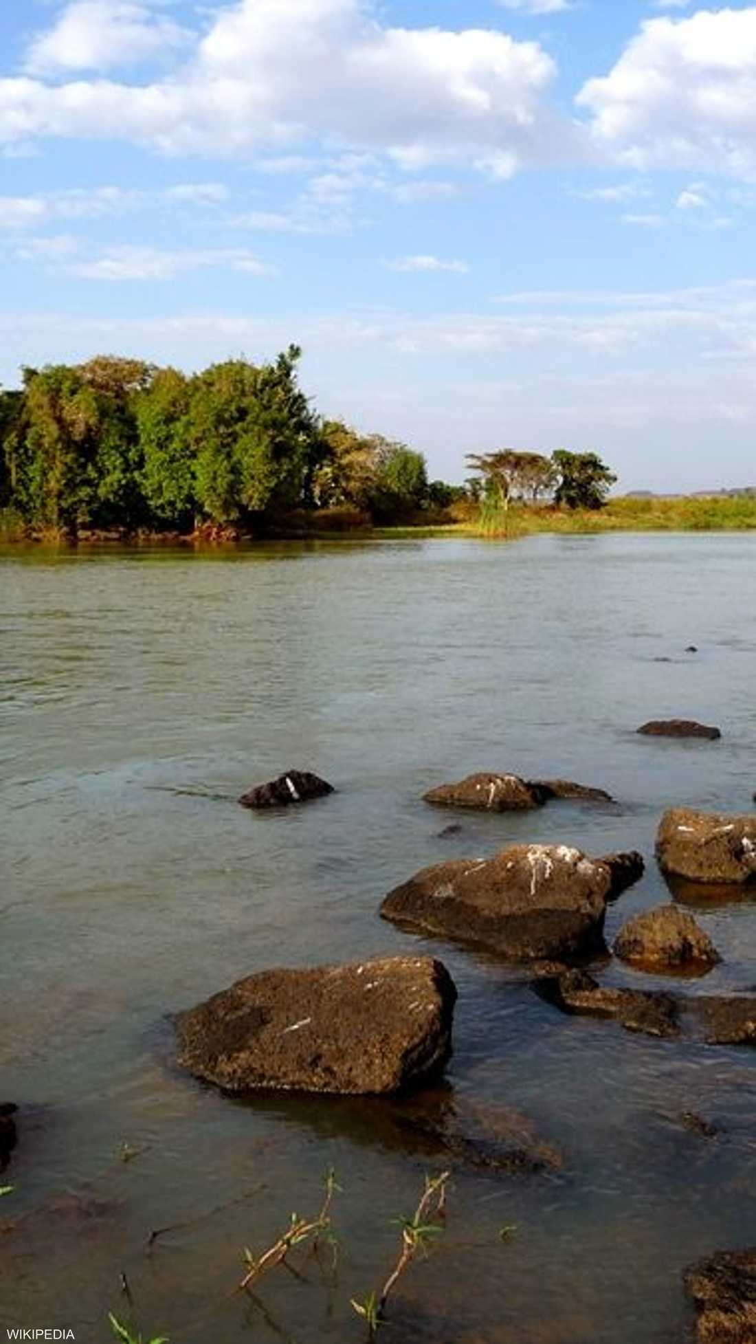 النيل الأزرق ينبع من بحيرة تانا في إثيوبيا