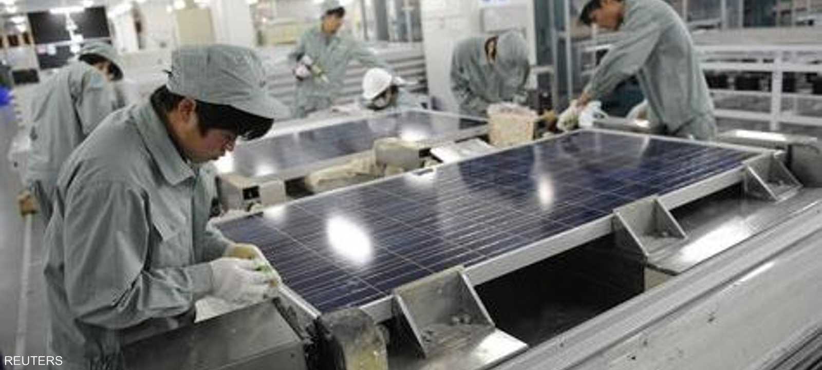 ألواح شمسية صينية