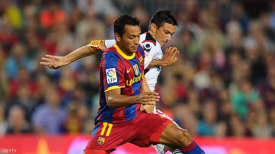 جيفرين سواريز.. ارتدى القميص في آخر موسم له مع برشلونة ثم رحل إلى سبورتنغ لشبونة البرتغالي