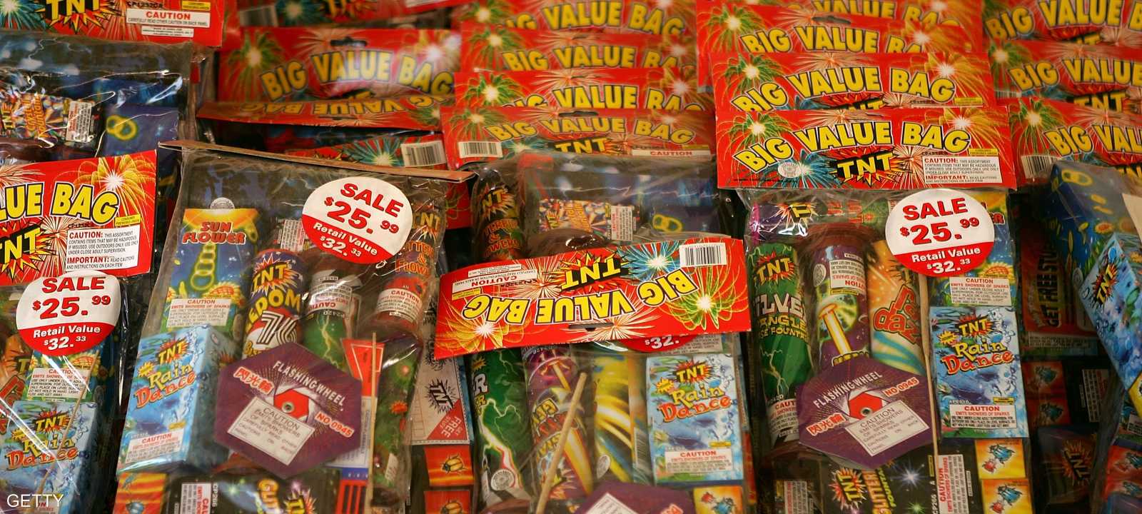 أرشيفية لألعاب نارية