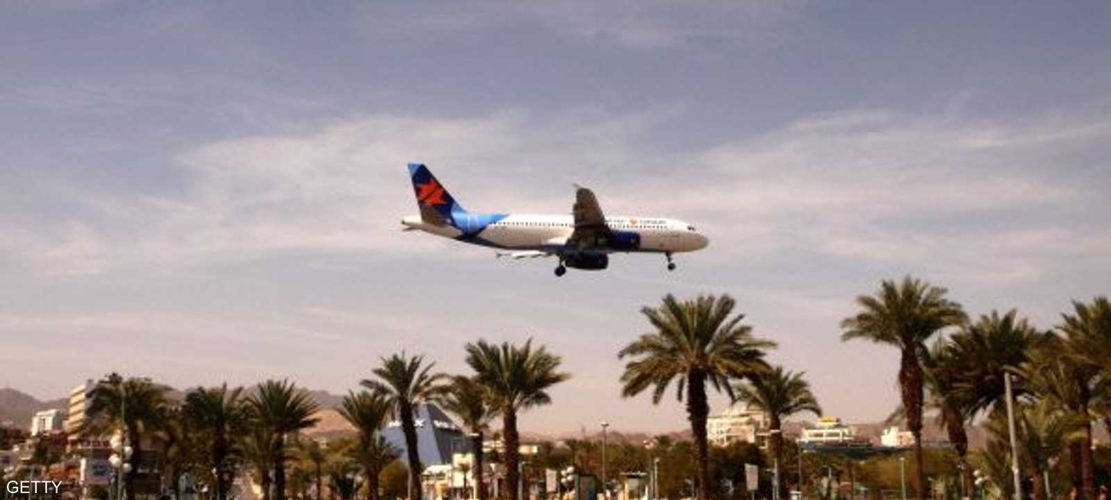 طائرة إسرائيلية تهبط في مطار إيلات - أرشيفية