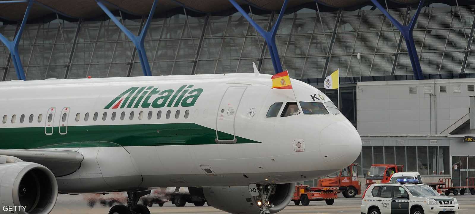 إحدى طائرات شركة أليتاليا للطيران