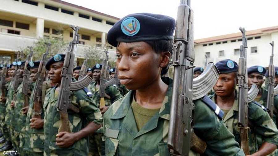 عرض عسكري في الكونغو الديمقراطية