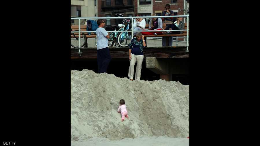 الرمال مغرية أيضا لتسلق حتى لحديثي السن