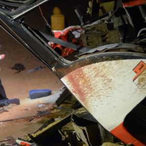 لقي 18 شخصا مصرعهم في الحادث