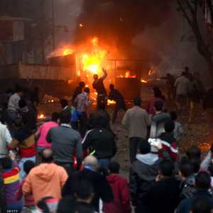مواجهات بين قوات الأمن ومتظاهرين مؤيدين للإخوان المسلمين في القاهرة - 17 ينيار 2014.