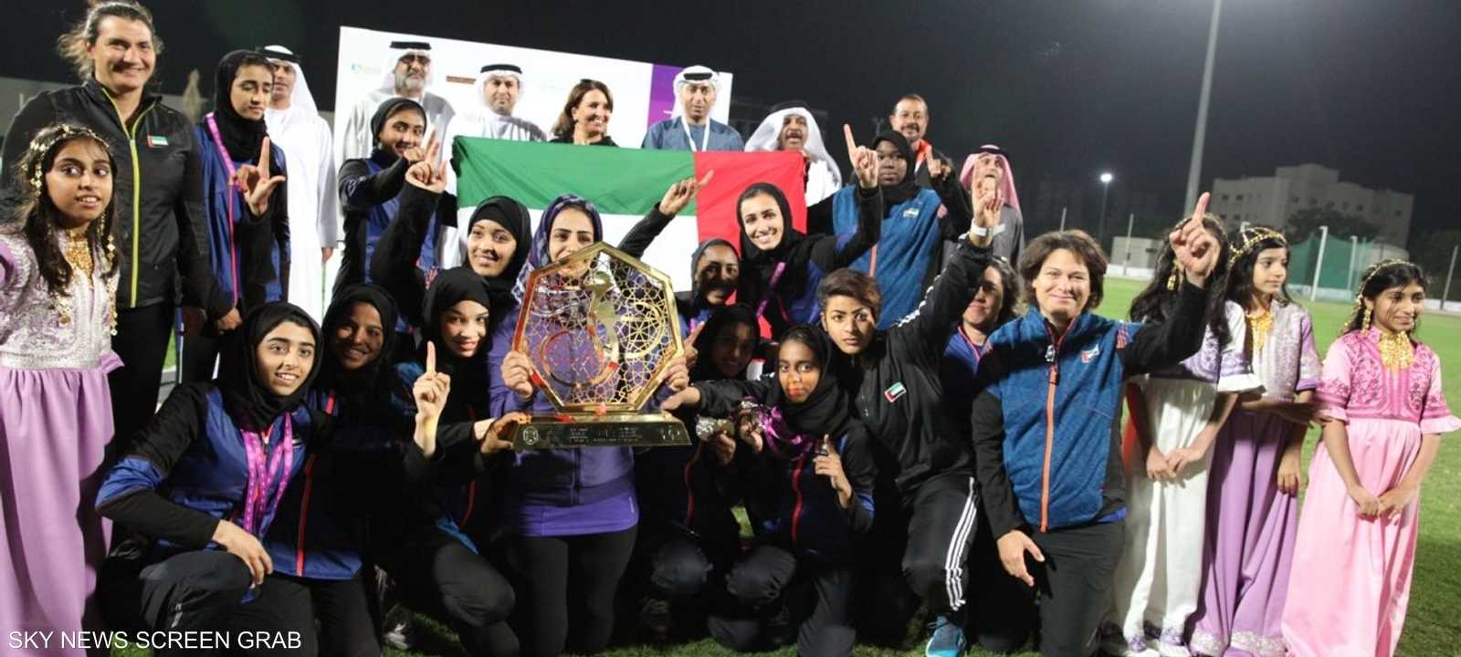 الإمارات تصدرت مسابقات أم الألعاب