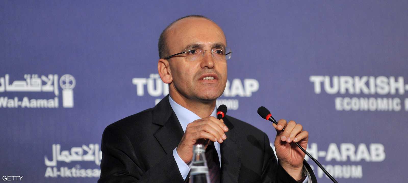 وزير المالية التركي محمد شيمشك