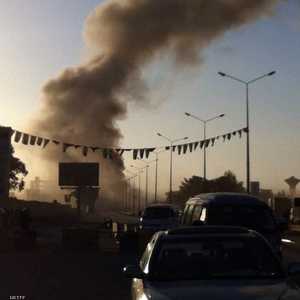 أرشيفية لانفجار سيارة مفخخة استهدفت مركزا للجيش في بنغازي