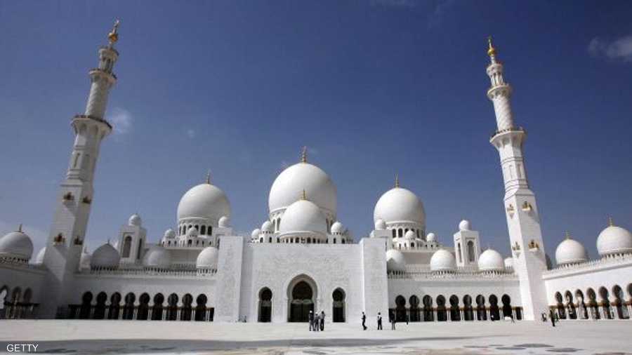 مسجد الشيخ زايد في العاصمة الإماراتية أبو ظبي