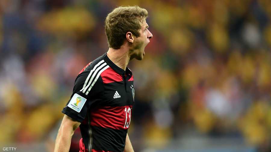 توماس مولر هداف ألمانيا في البطولة برصيد 5 أهداف