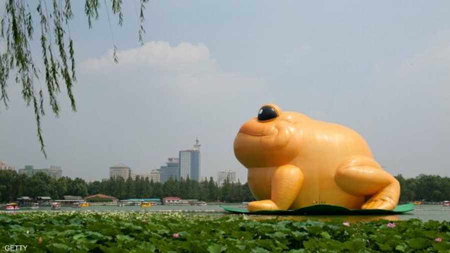 الضفدع الذهبي في الثقافة الصينية التقليدية، يجلب الثروة والحظ الطيب