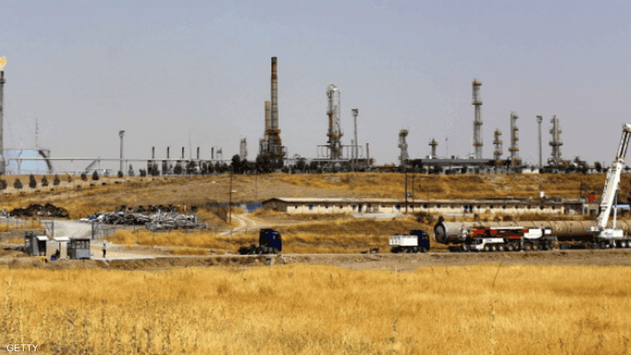 An oil field in the Kurdistan region