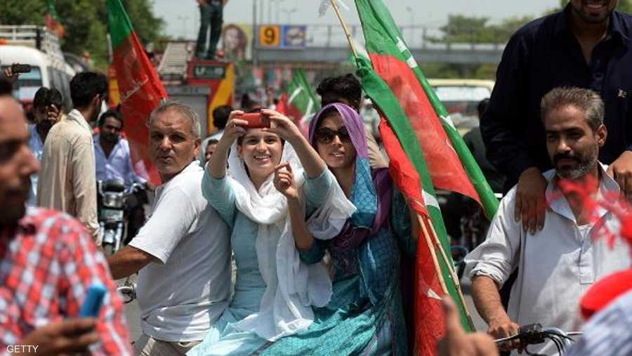 المسيرة تحركت من لاهور إلى العاصمة إسلام آباد