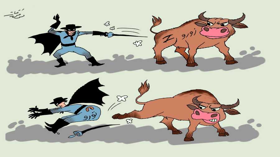 كاريكاتير موفق قات