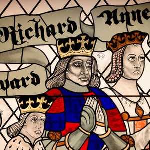 لوحة تصور ريتشارد الثالث مع زوجته وولده