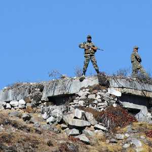 قوات هندية على الحدود بين الهند والصين - أرشيفية