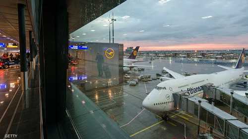 أرشيفية من مطار فرانكفورت