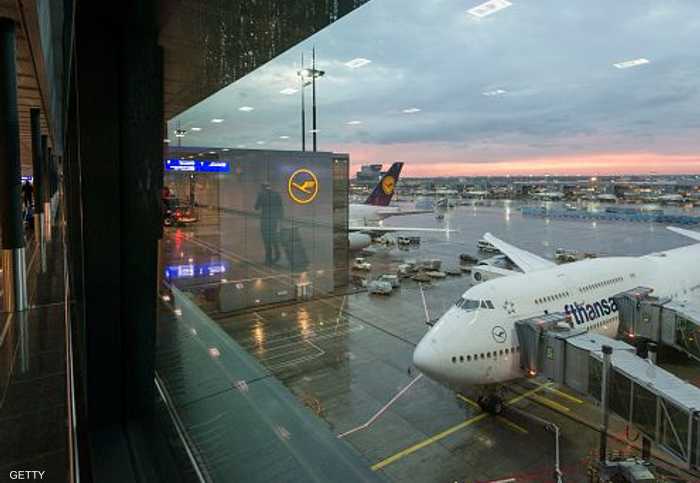 أرشيفية من مطار فرانكفورت