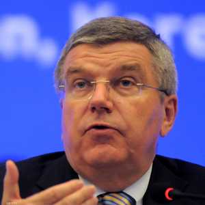 توماس باخ رئيس اللجنة الأولمبية الدولية