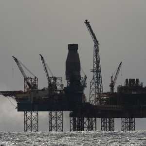 أرشيفية لمحطة غاز بحرية في المتوسط