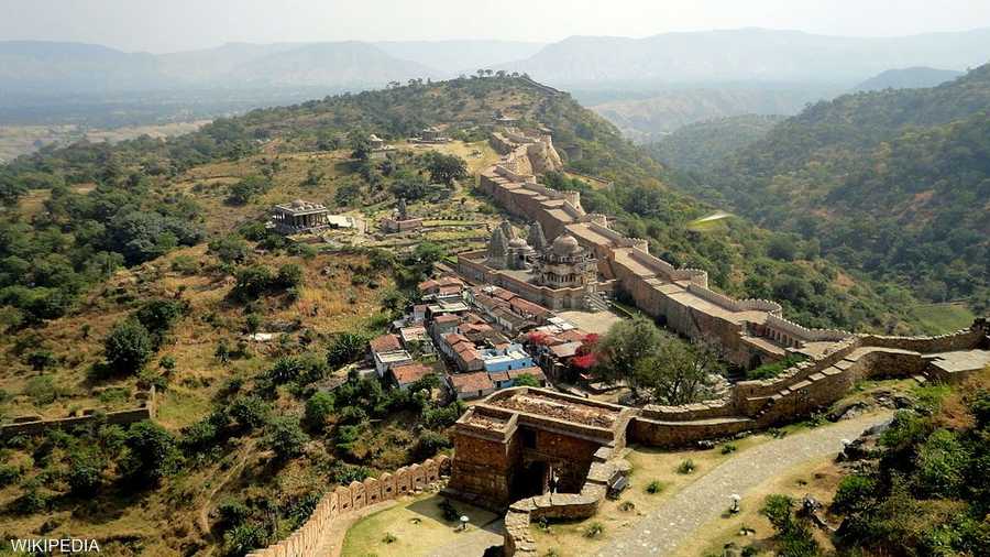 كومبالغار.. أو سور الهند العظيم بناه حاكم ولاية ميوار في القرن الخامس عشر لحماية مملكته