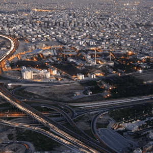 جانب من العاصمة طهران